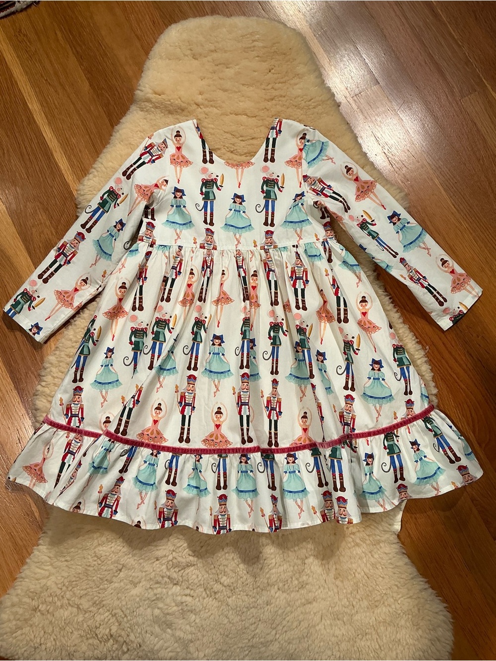 Pink Chicken nutcracker Christmas dress